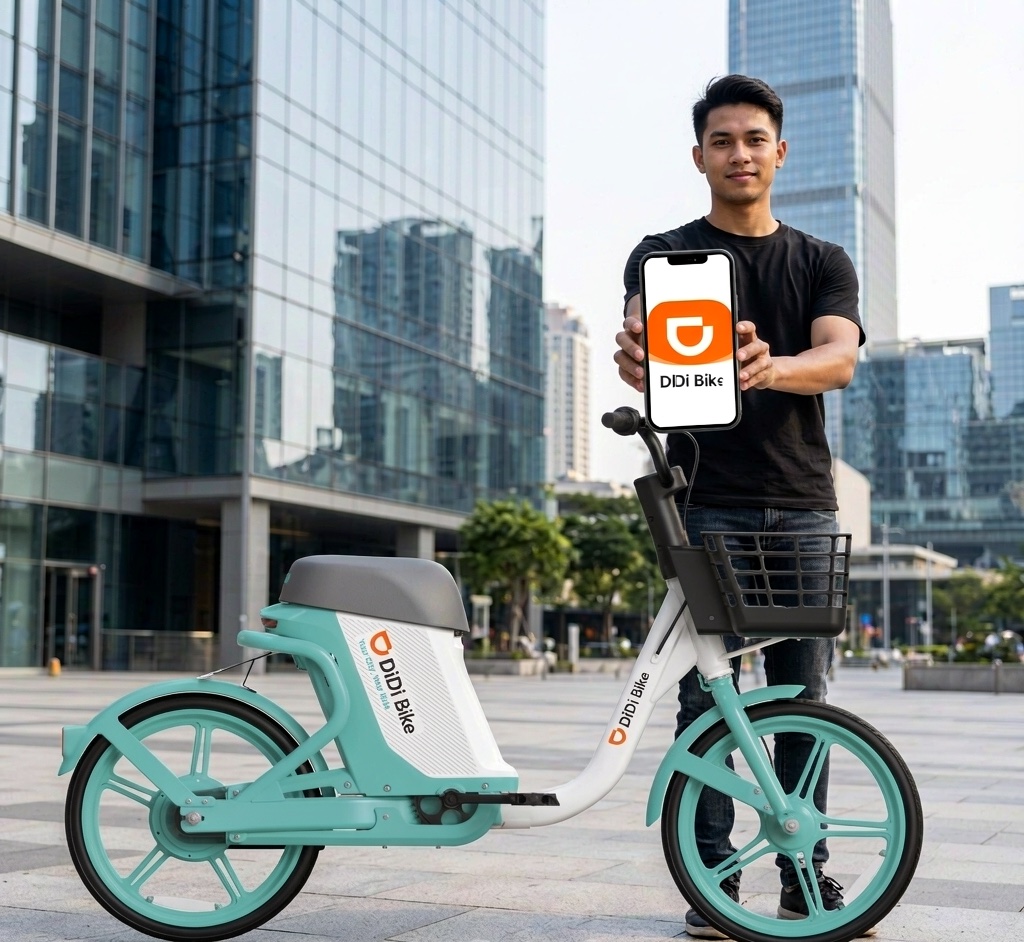 Download the DiDi Bike app